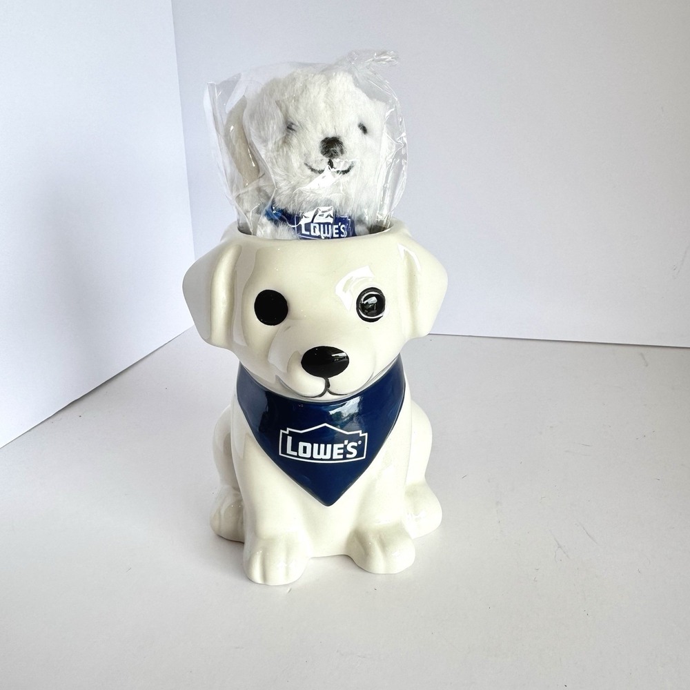 Lowes Puppy Planter and Plush Puppy Keyring My Lowe's Reward 2026 NEW